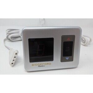 Biddeford TC15B2 Heated Blanket Controller 4-Prong Digital 180W Silver